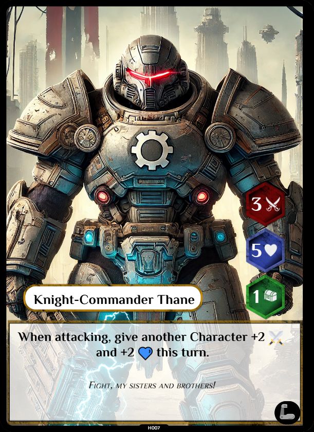 Gear Knight sample card 1