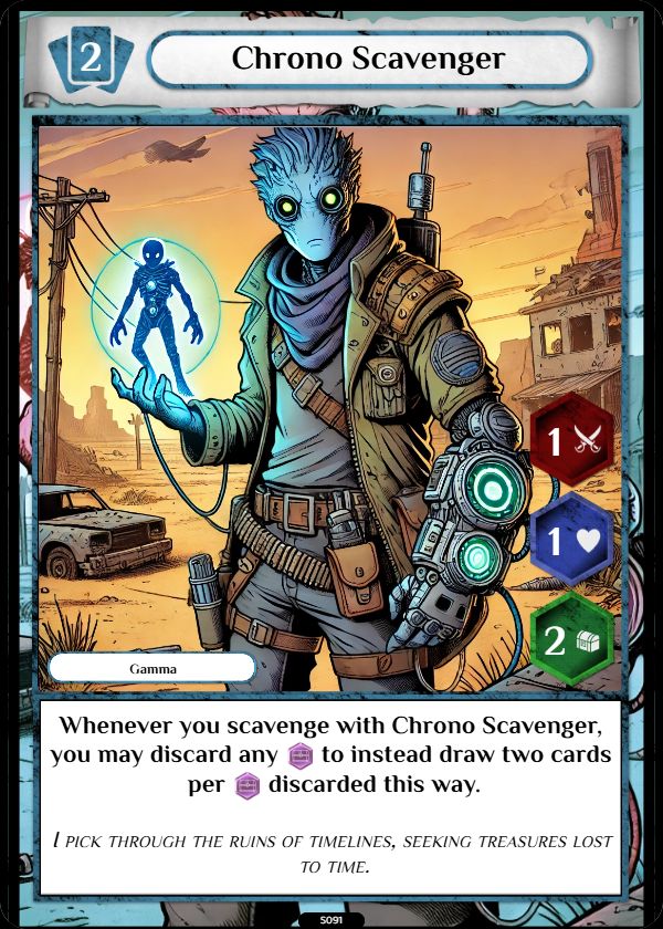 Gamma sample card 1